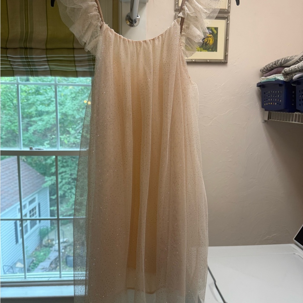 Zara Elegant Cream Kids Dress